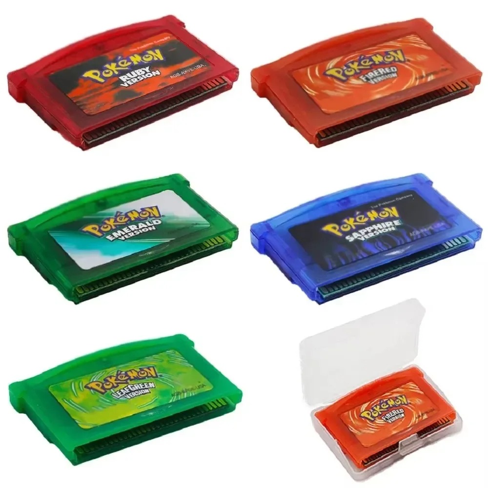 Retro Gaming Pokemon - Juego de cartuchos de juego Premium