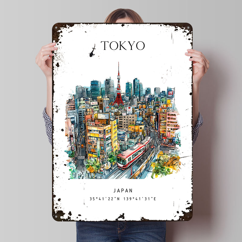 Retro Gaming Japan - Póster impreso de viaje de Tokio