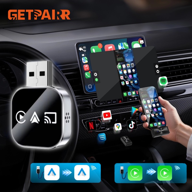 Controller Adapter Usb - Getpairr-Adaptador inalámbrico CarPlay y Android para