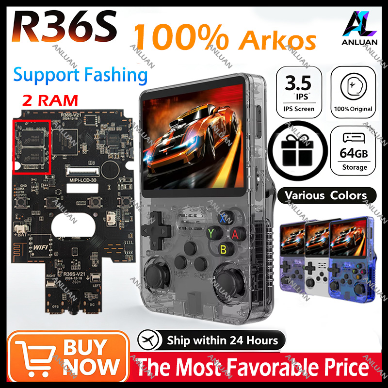 Retro Gaming Emulator - Consola de Juegos Retro R36S Original,