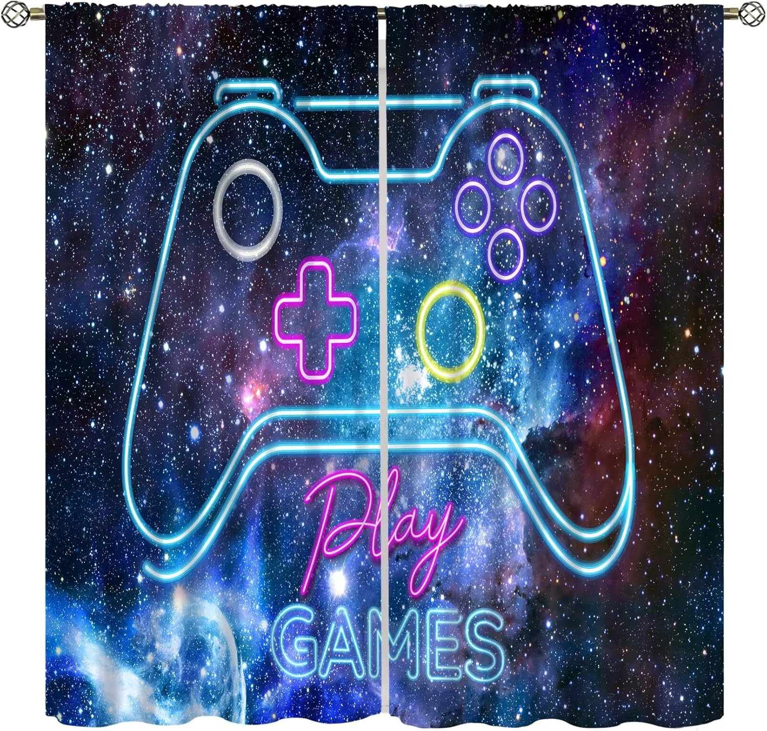 Retro Gaming Youtube - Cortinas Opacas de Videojuegos Retro, Cortinas