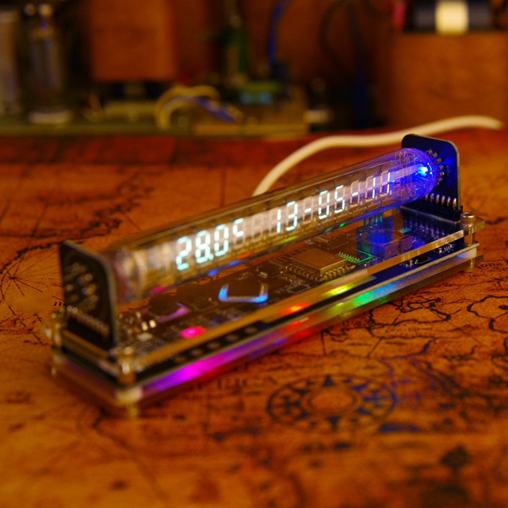 Retro Gaming Youtube - Reloj Digital con tubo fluorescente brillante,