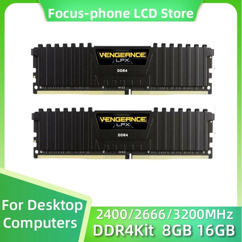 Corsair Ram Vengeance 16Gb - CORSAIR-Memoria RAM DDR4 Vengeance para escritorio,