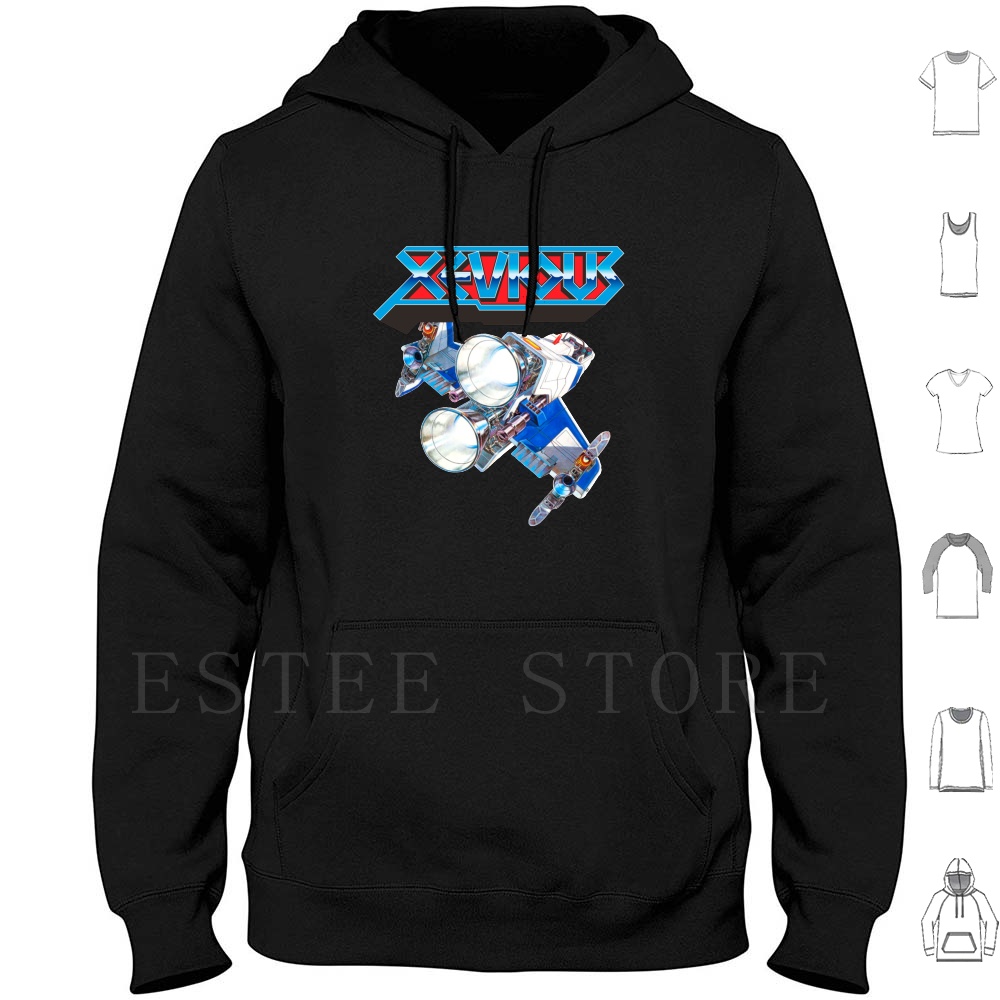 Retro Gaming Japan - Sudaderas con logotipo de Xevious (Ship)