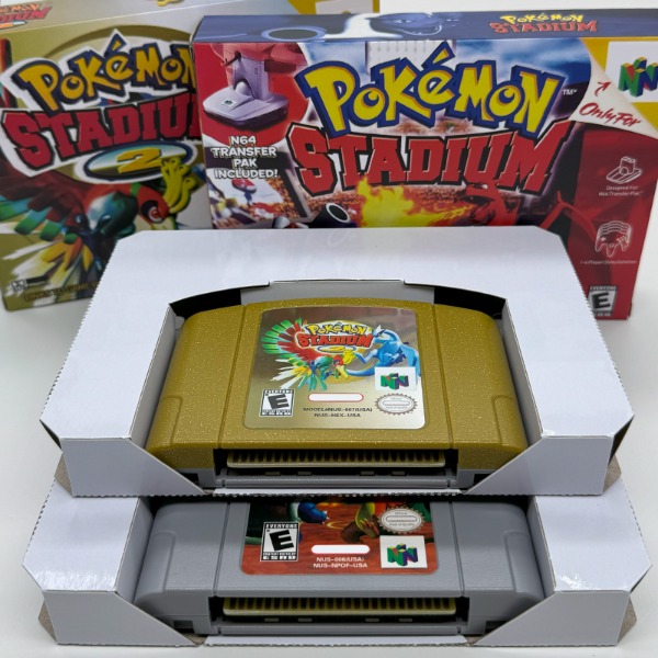 Retro Gaming Pokemon - Cartucho de Juego Pokemon Stadium 1