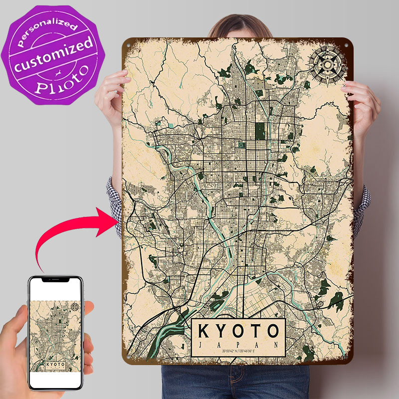Mapa de la ciudad de Kioto, Ja - Retro Gaming Japan reseña y precio