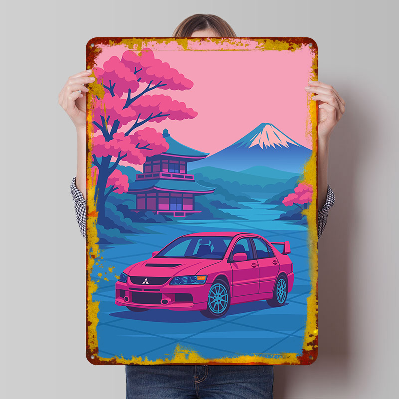 Póster Metálico Personalizado  - Retro Gaming Japan reseña y precio