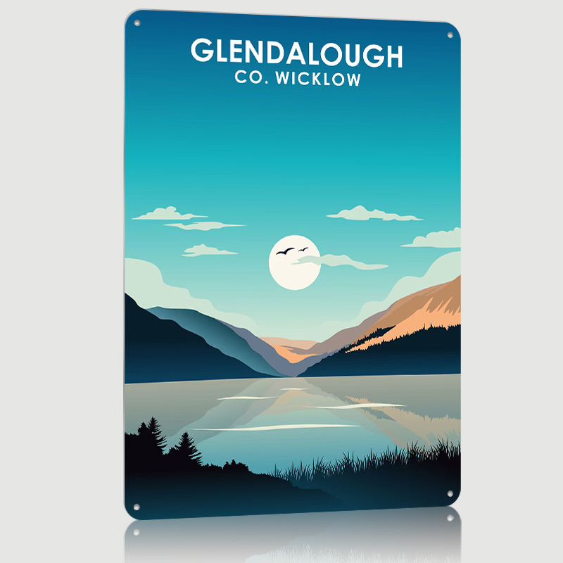 Póster Impreso de Glendalough, - Retro Gaming Ireland reseña y precio