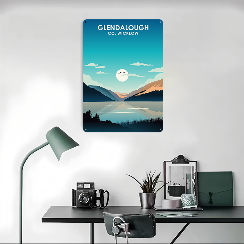 Póster Impreso de Glendalough, - Retro Gaming Ireland reseña y precio