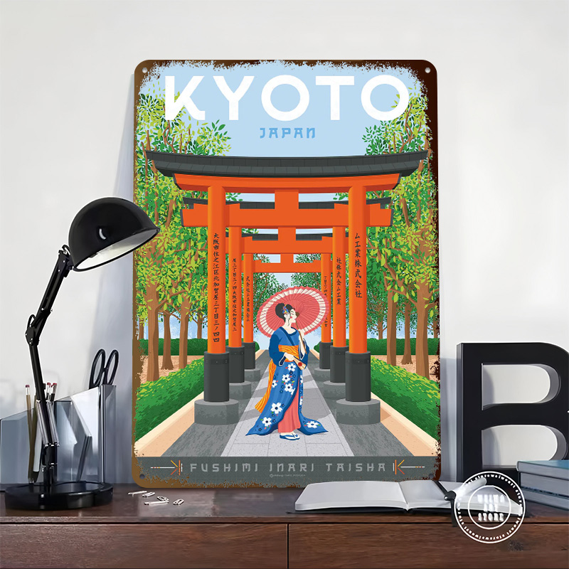 Póster de Viaje de Kioto, Japó - Retro Gaming Japan reseña y precio