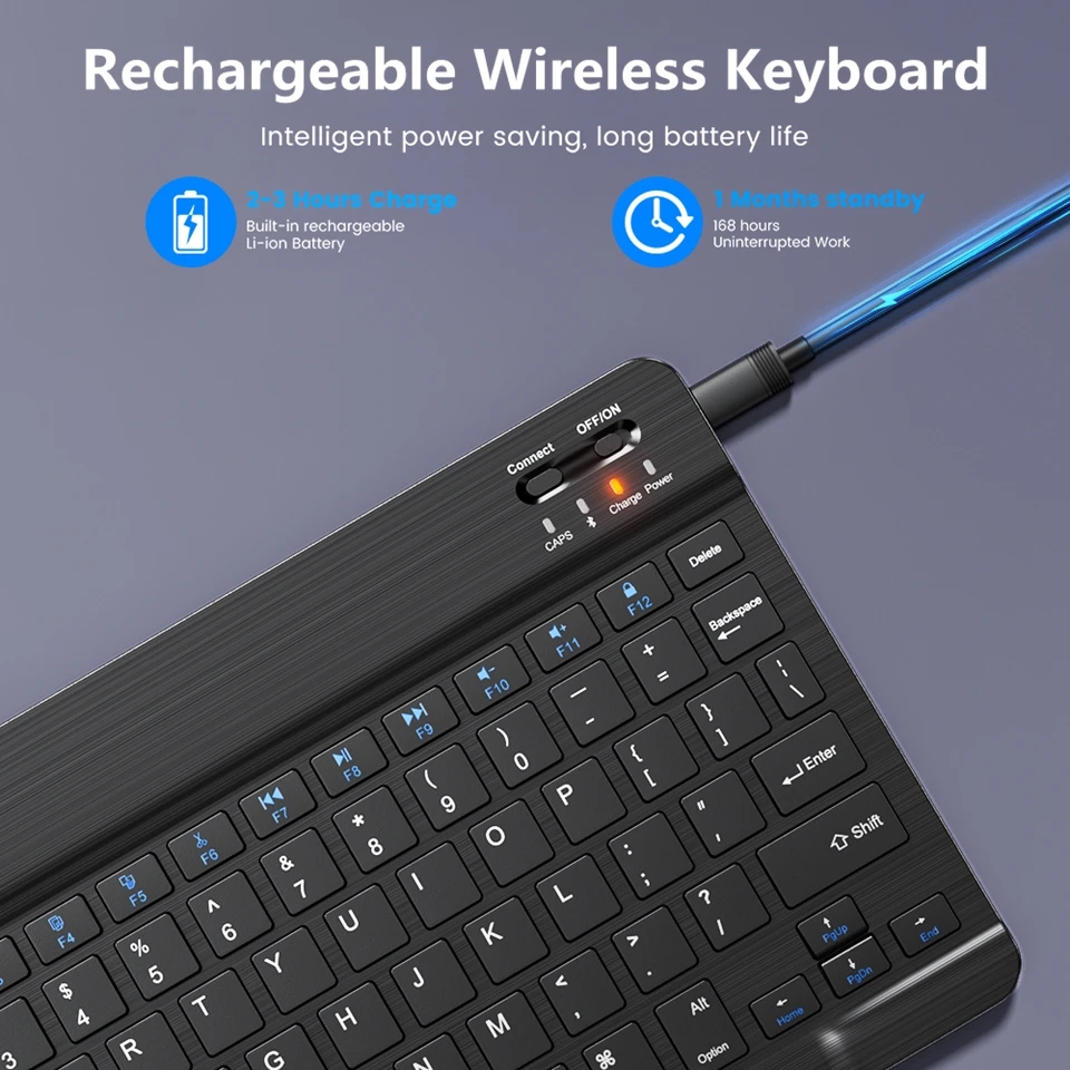 Teclado inalámbrico Bluetooth  - Retro Gaming Ipad reseña y precio