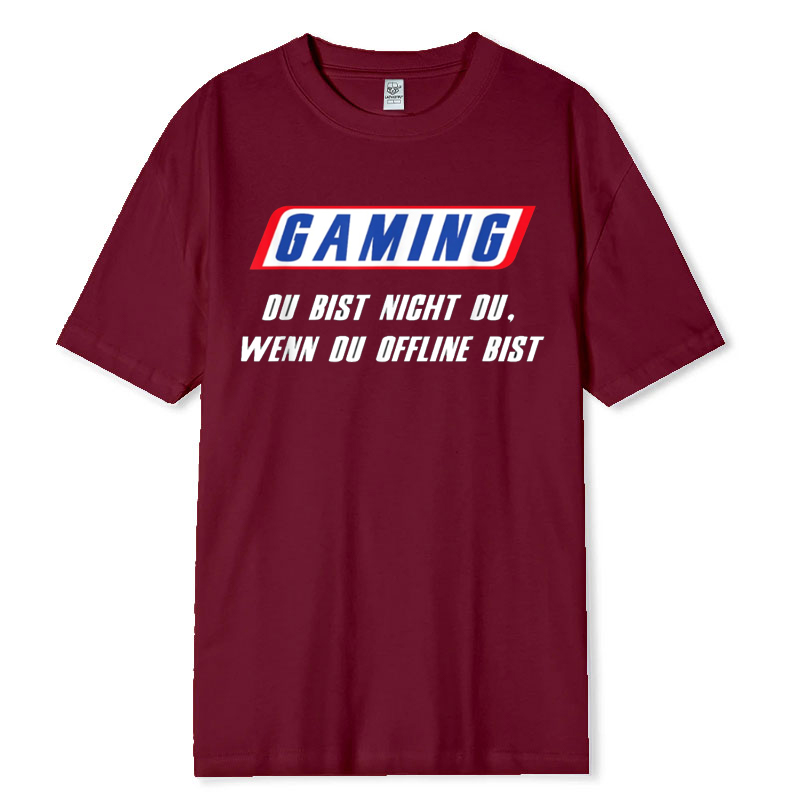 Camiseta divertida alemana Gam - Retro Gaming Ideas reseña y precio