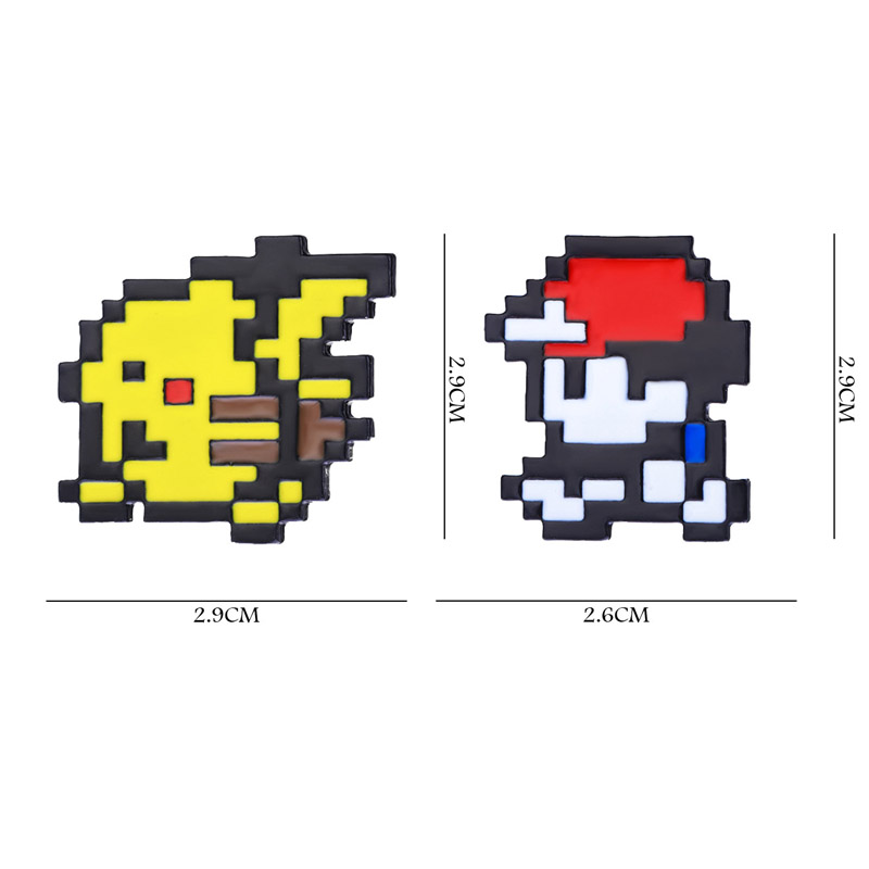 2 pzas. de broches de esmalte  - Retro Gaming Pokemon reseña y precio