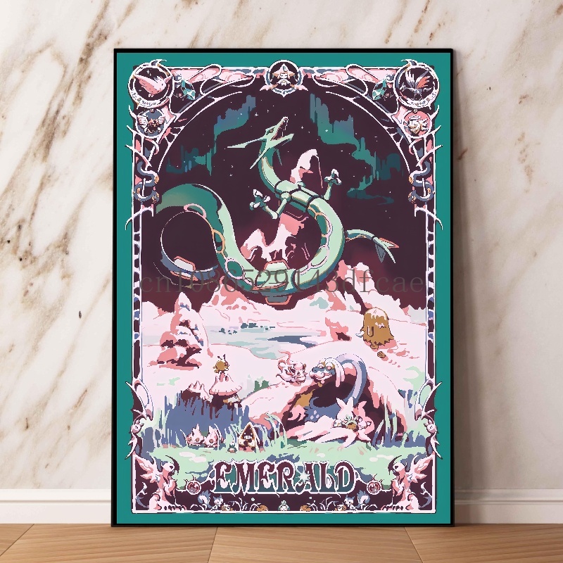 Póster de dibujos animados Ret - Retro Gaming Pokemon reseña y precio