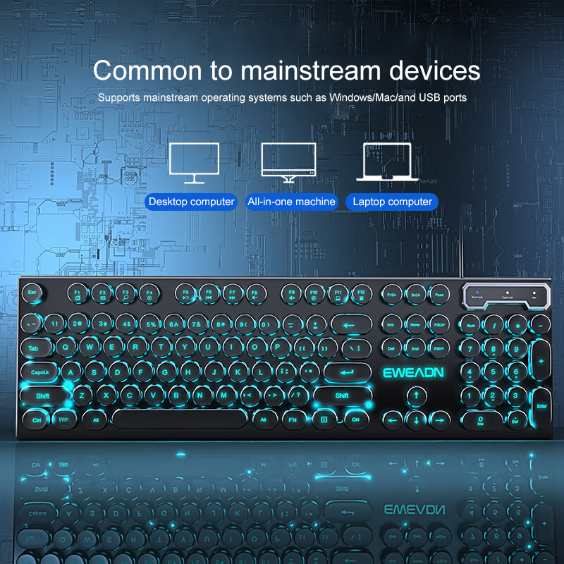 Teclado para juegos de máquina - Retro Gaming Windows reseña y precio