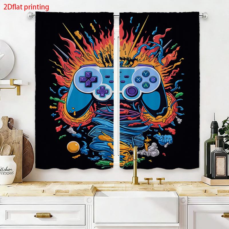 Cortinas con Diseño de Control - Retro Gaming Youtube reseña y precio