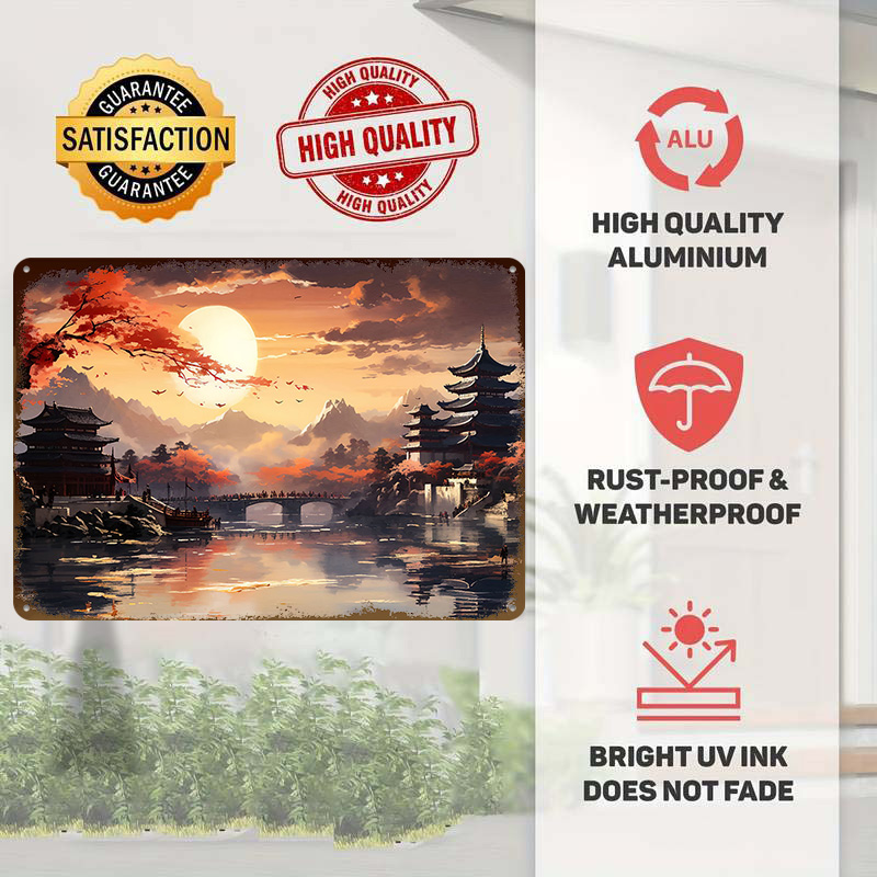 Póster Impreso con Paisaje Jap - Retro Gaming Japan reseña y precio