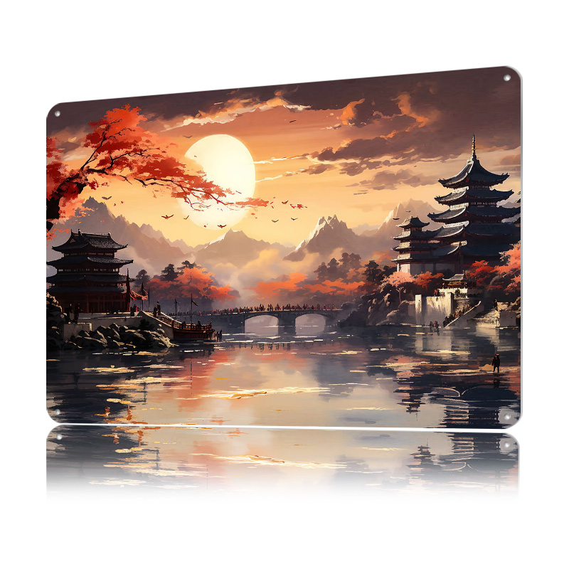 Póster Impreso con Paisaje Jap - Retro Gaming Japan reseña y precio