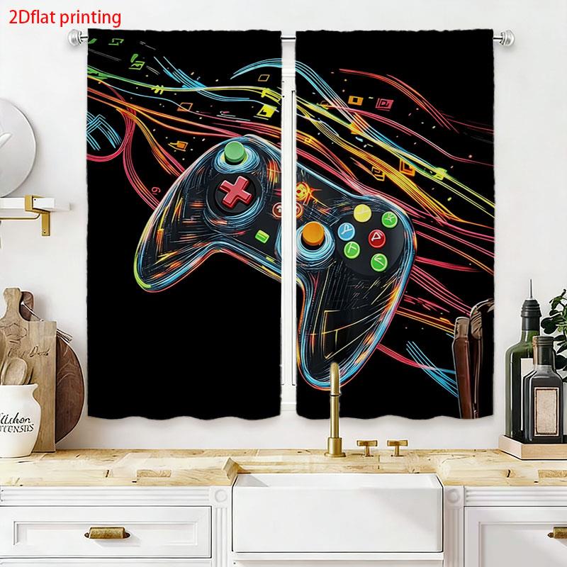 Par de Cortinas con Diseño de  - Retro Gaming Youtube reseña y precio