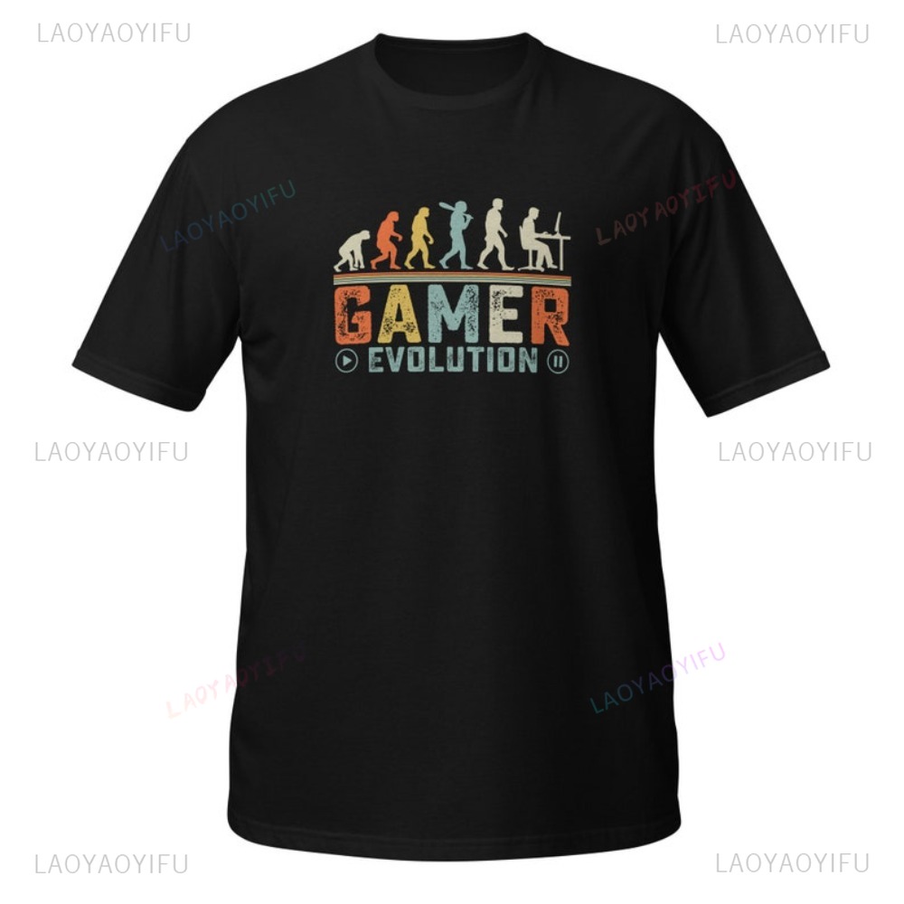Camiseta Gamer Evolution, cami - Retro Gaming Ideas reseña y precio