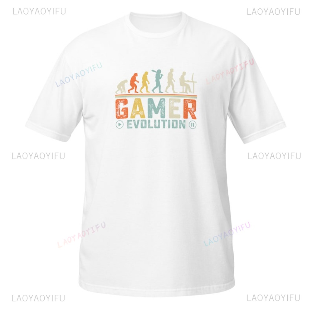 Camiseta Gamer Evolution, cami - Retro Gaming Ideas reseña y precio