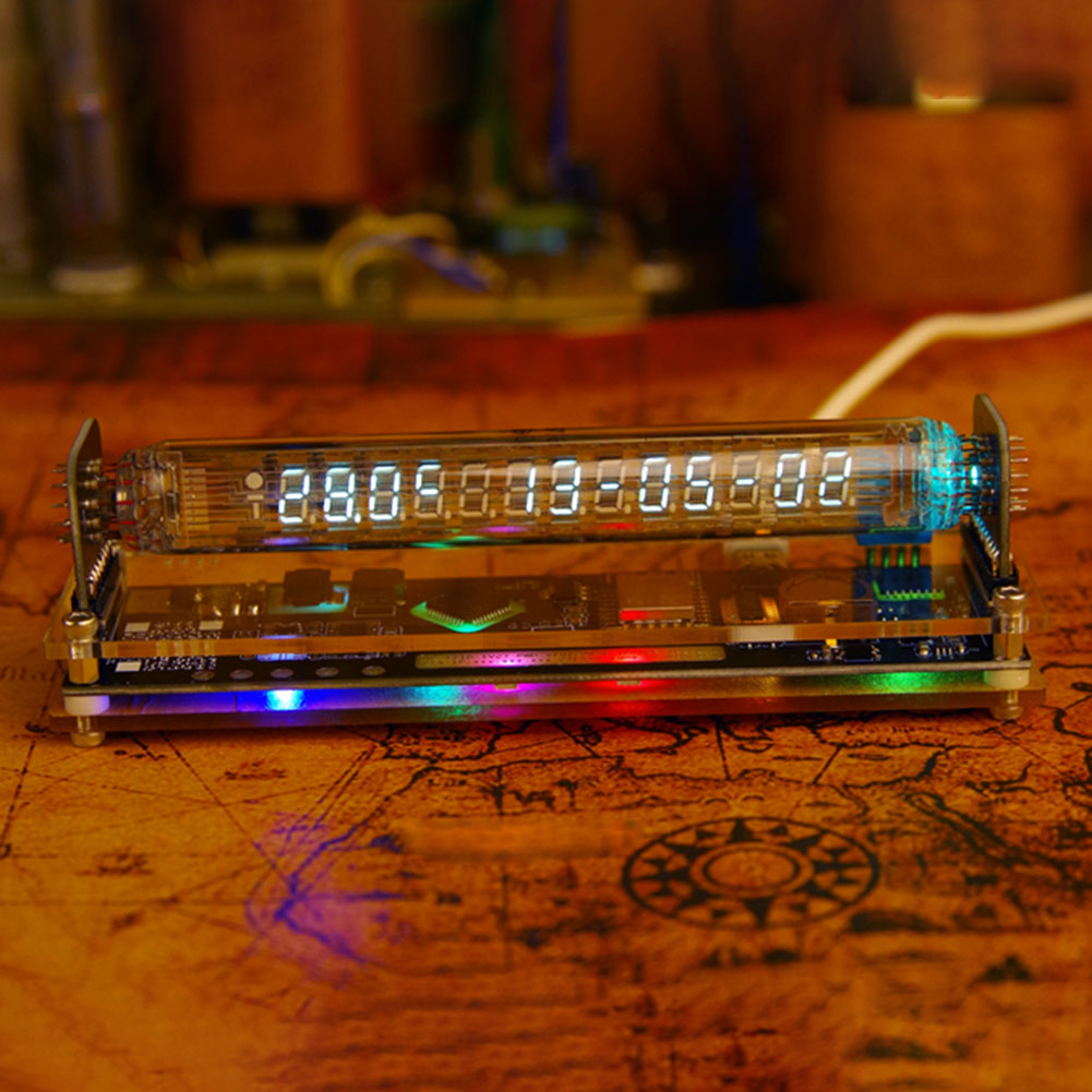 Reloj Digital con tubo fluores - Retro Gaming Youtube reseña y precio