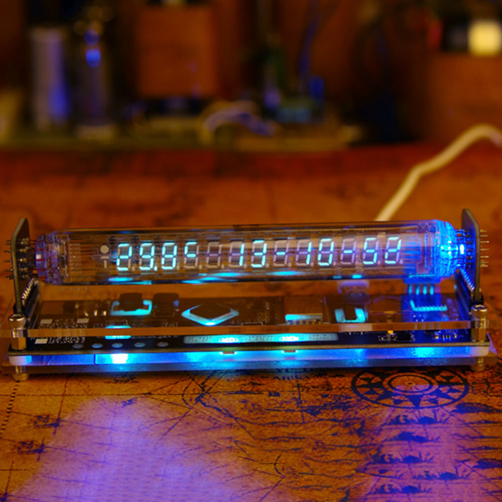 Reloj Digital con tubo fluores - Retro Gaming Youtube reseña y precio