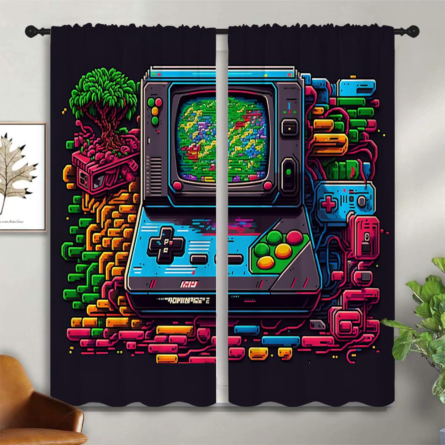 Cortinas Opacas con Diseño de  - Retro Gaming Japan reseña y precio