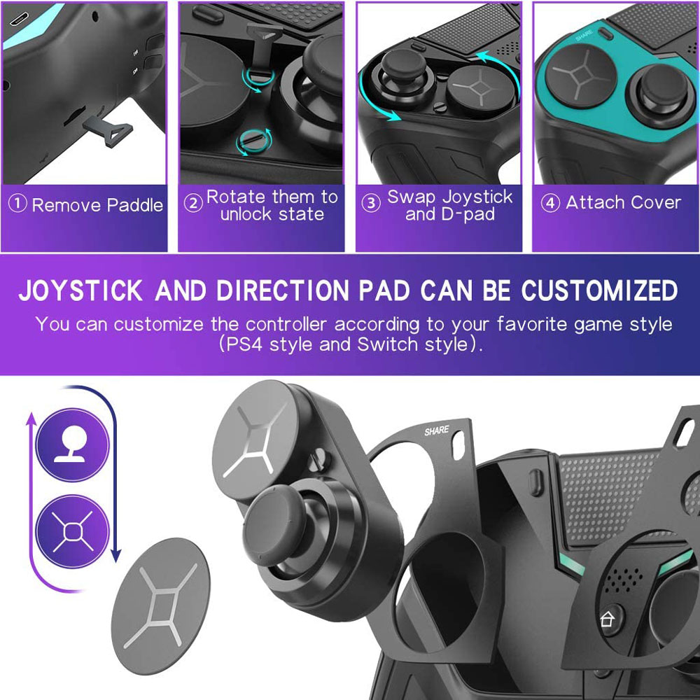 Controlador para PS4 PS3 PS Pl - Retro Gaming In Vr reseña y precio