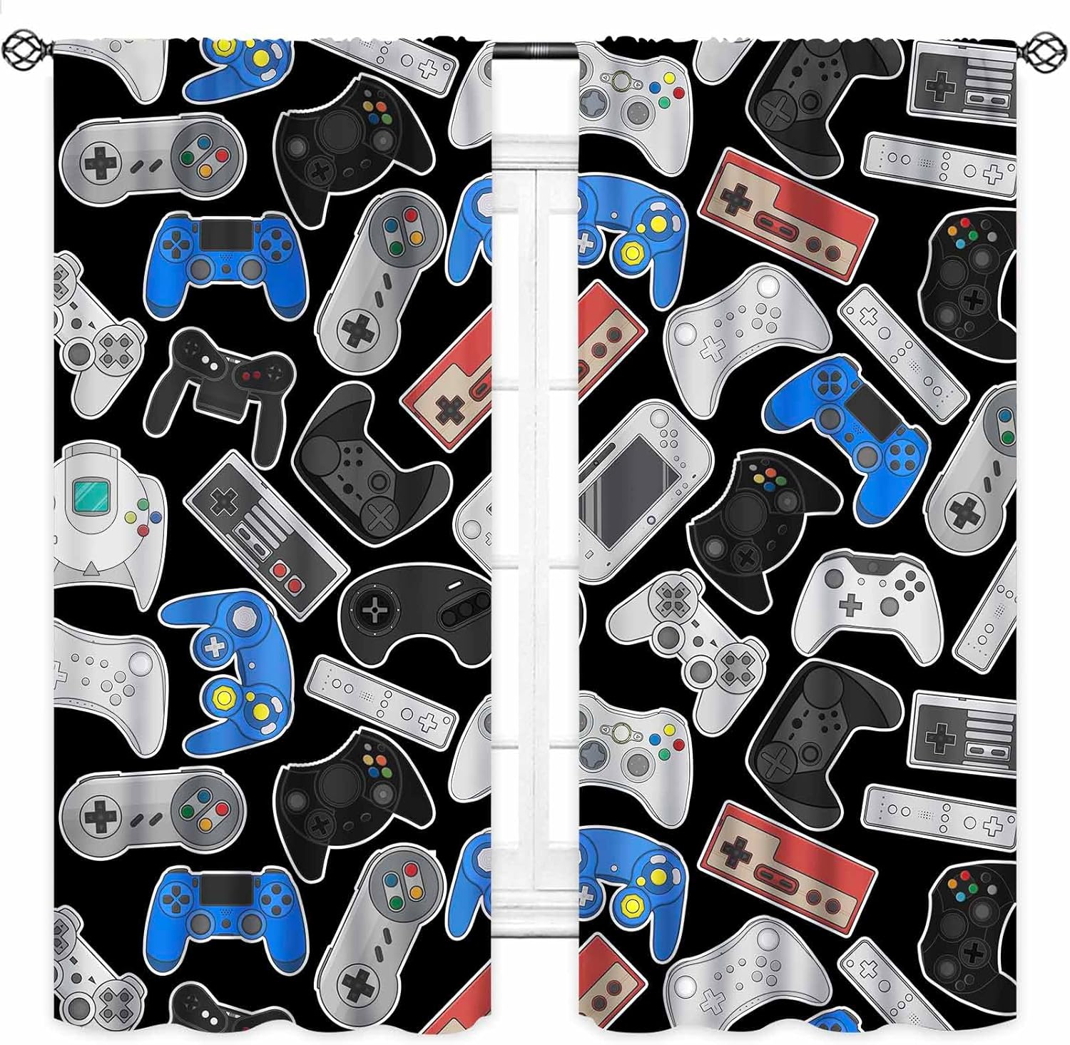 Cortinas con Diseño de Mandos  - Retro Gaming Youtube reseña y precio