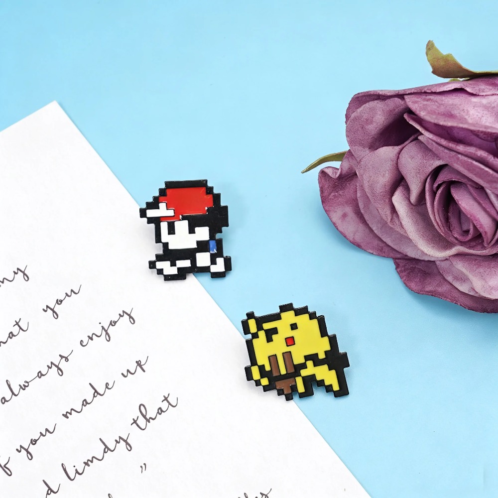 2 Broches de Esmalte Retro de  - Retro Gaming Pokemon reseña y precio