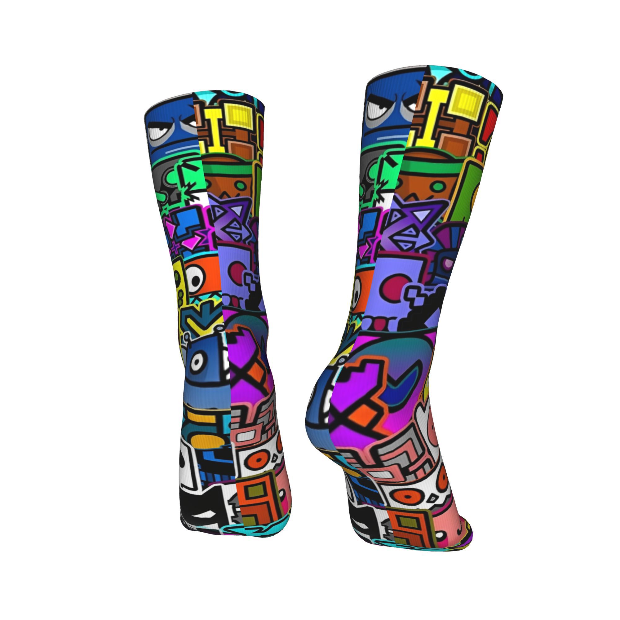 Calcetines Dashed geométricos  - Retro Gaming Youtube reseña y precio